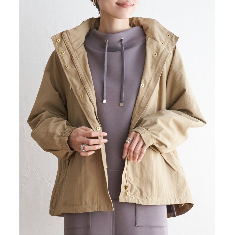 撥水裏付きマウンテンパーカー