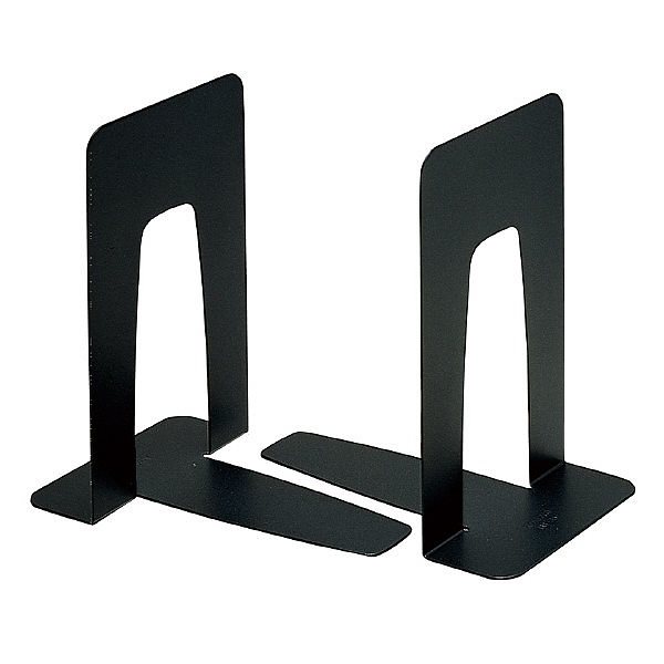 （まとめ買い）ブックエンド 特大 黒 2つ1組 BS-35ND [x3]