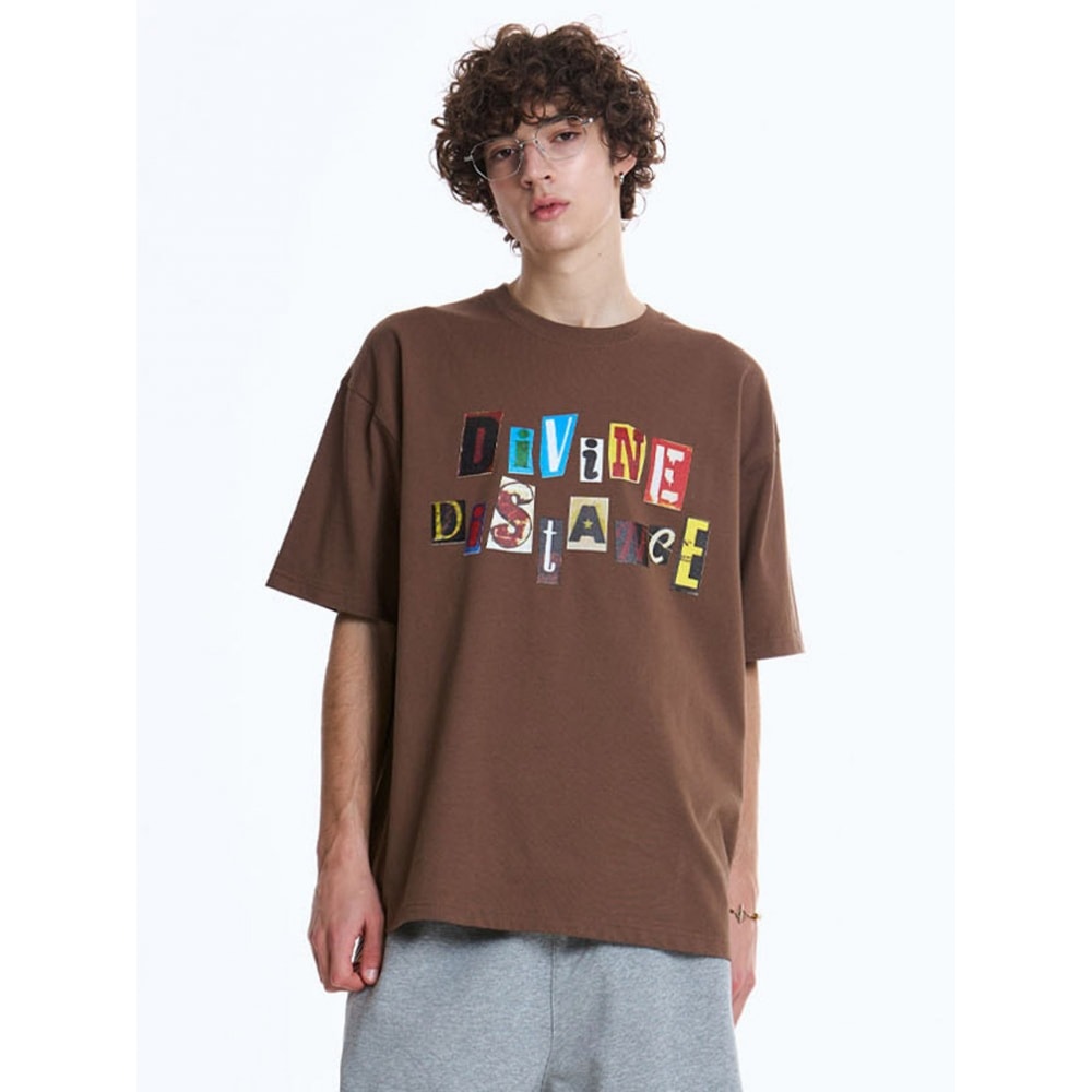 ディバインディスタンスコラージュピースTシャツ