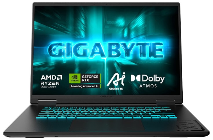 GIGABYTEギガバイト ゲーミングノートパソコン A16(16型/Ryzen 7 170/メモリ 32GB/SSD 1TB/GeForce RTX 5050/日本語キーボード)ブラックスチール