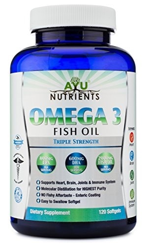 Omega 3 Fish Oil Triple Strength 100% Pure 限定価格セール Sea High Harvested - EPA セール価格 mg 800 DHA 60