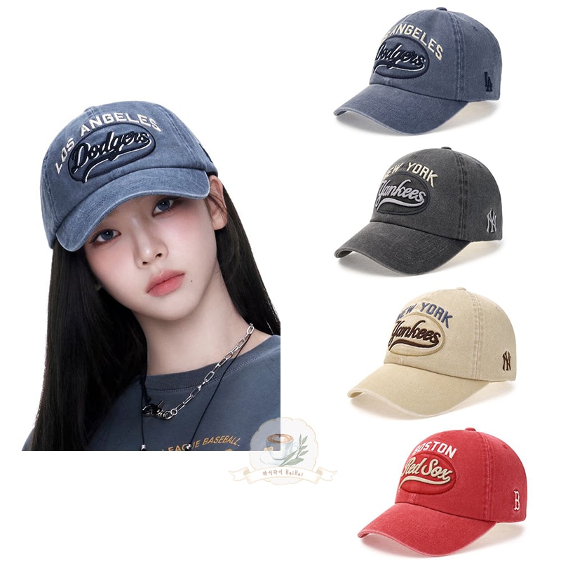 [AESPA カリナ着用］Varsity Vintage Cultural Stitch Unstruck Ball Cap LA