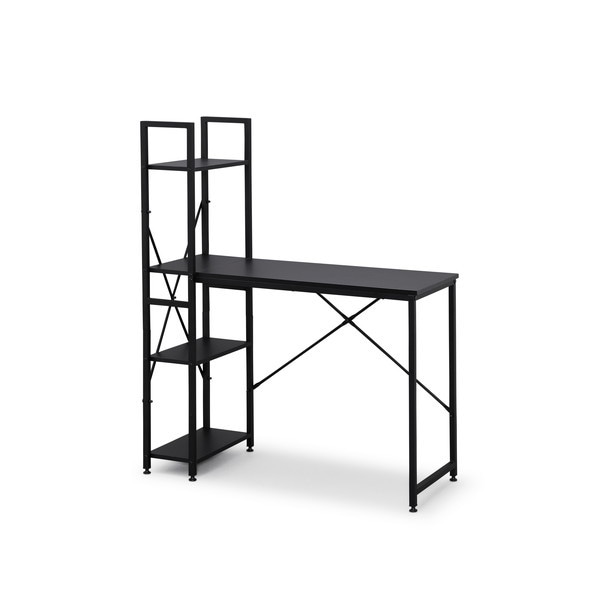 RDK-1042 ブラック/ブラック ラック付きデスク1000420 メーカー直送