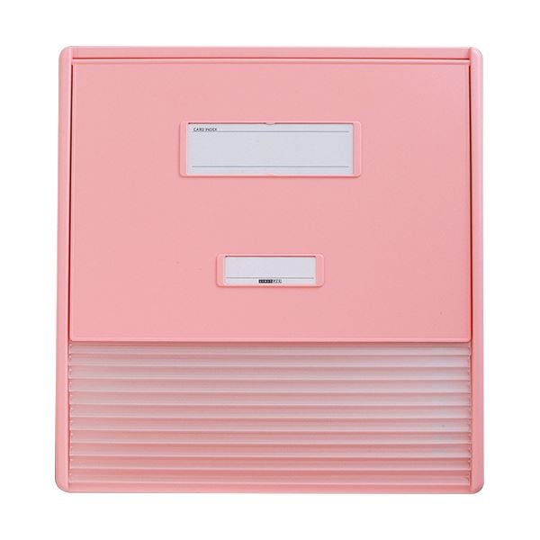 リヒトラブ カラーカードインデックスA3(A4タテ2面)11ポケット ピンク HC113C-4 1冊