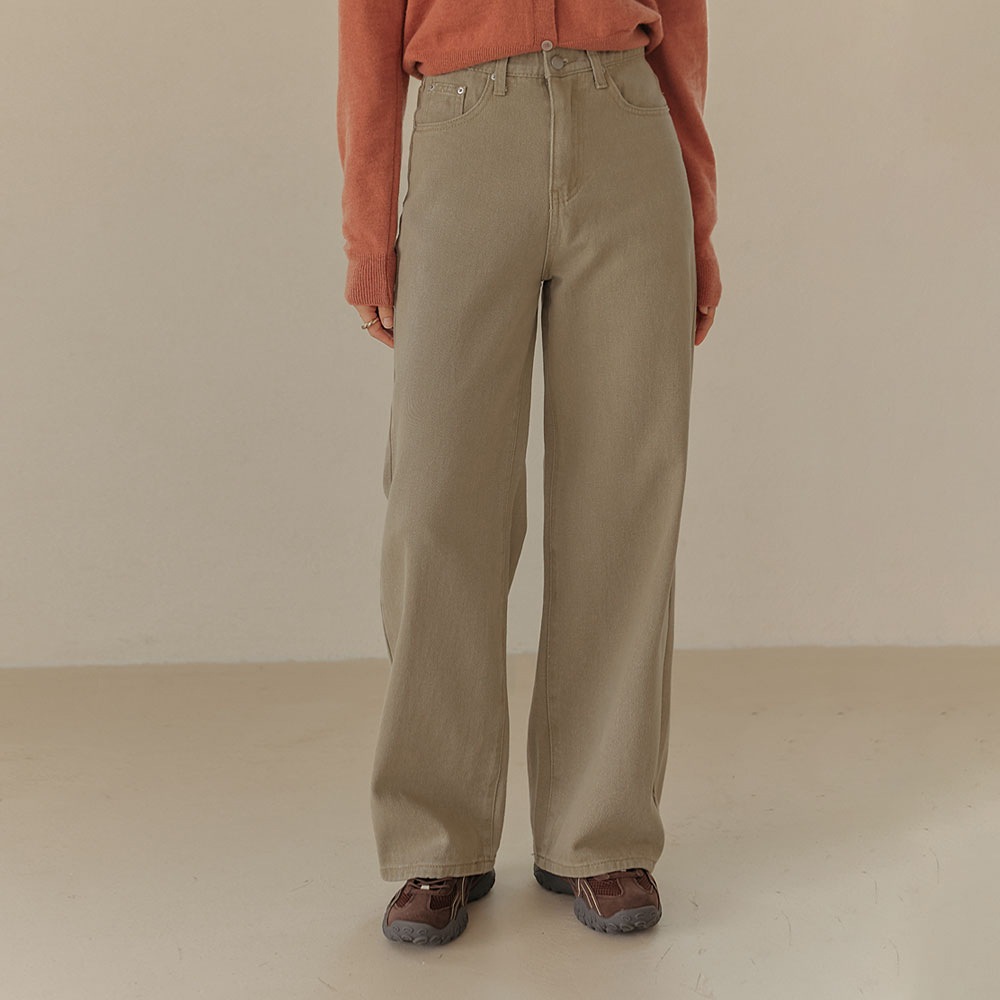 S-2XL/ショーロンキビオプションアイザックコットンワイドパンツ