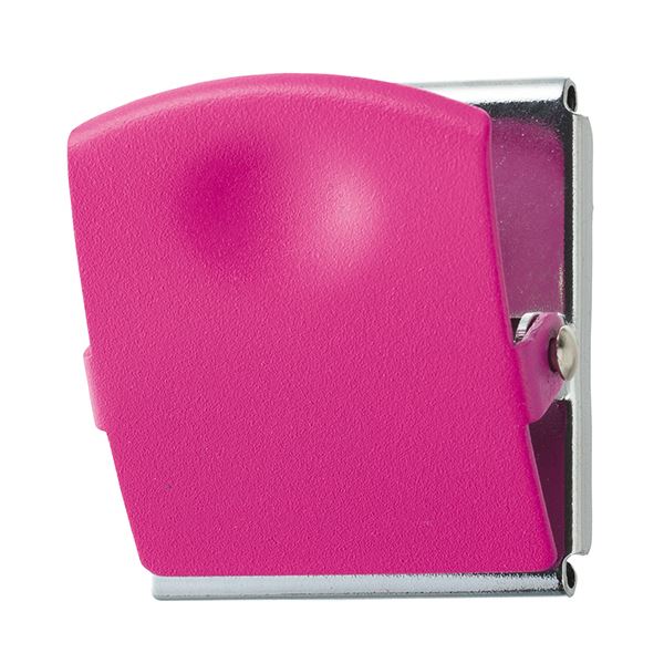 (まとめ) TANOSEE 超強力マグネットクリップL ピンク 1個 (×30セット)