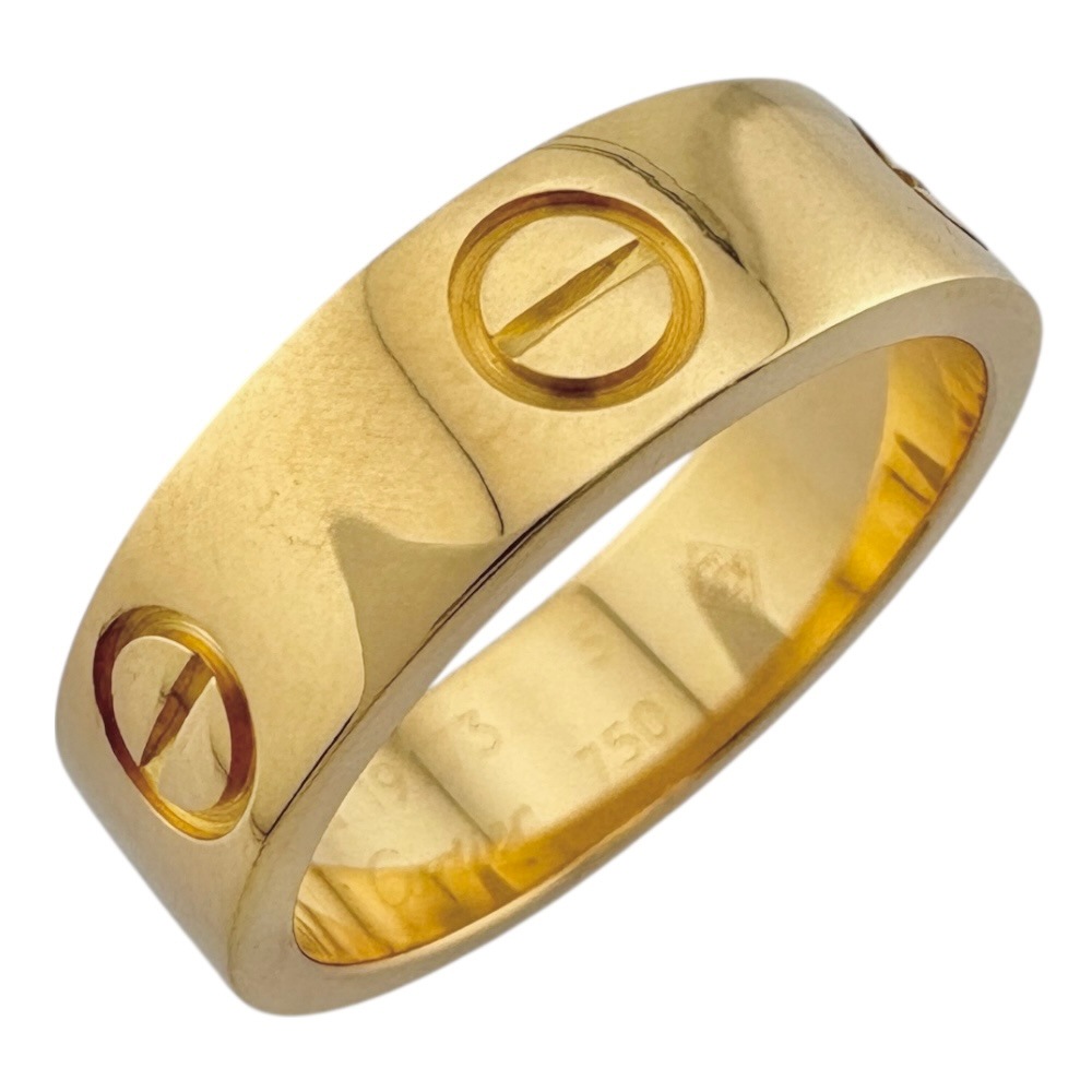 カルティエ ラブ リング 指輪 10.5号 18金 K18イエローゴールド CARTIER 中古 美品