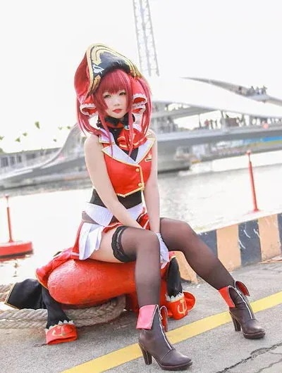 VTuber バーチャルライバー 宝鐘マリン コスプレ衣装 変装 仮装 コスチューム ハロウィン期間限定30％