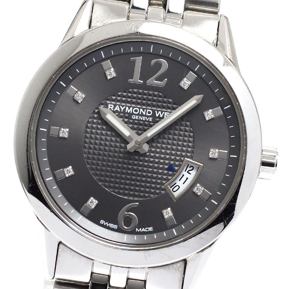 レイモンドウィル RAYMOND WEIL 5670-ST-05645 フリーランサー デイト 10Pダイヤ クォーツ レディース _918434【中古】