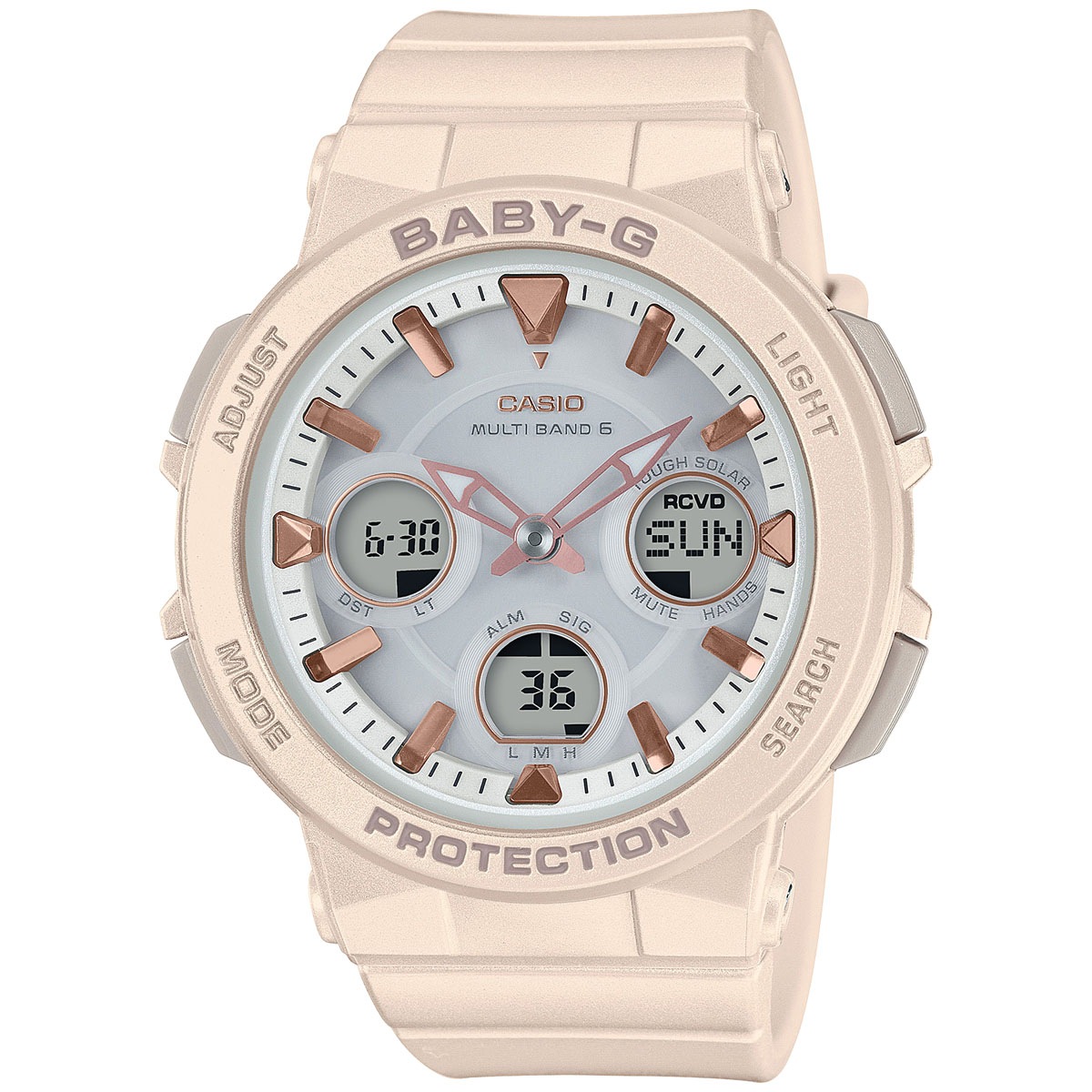 カシオ 【国内正規品】BABY-G ソーラー電波 レディースタイプ BGA-2510-4AJF