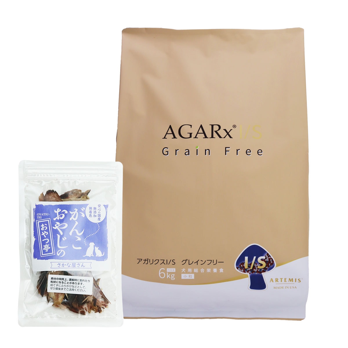 アガリクスI/S グレインフリー 小粒 6kg【お試し国産お魚おやつ約20g付き】