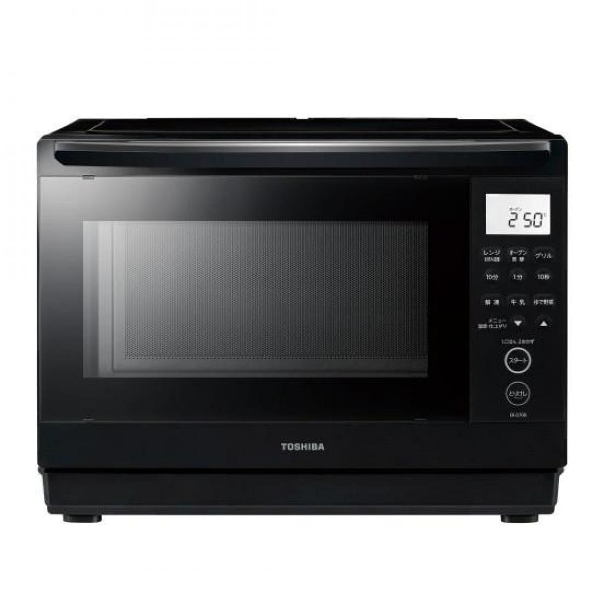 TOSHIBA 東芝 石窯ドーム 角皿式スチーム ER-D70B-K ブラック 26L オーブンレンジ 電子レンジ オーブン レンジ フラット ワイド
