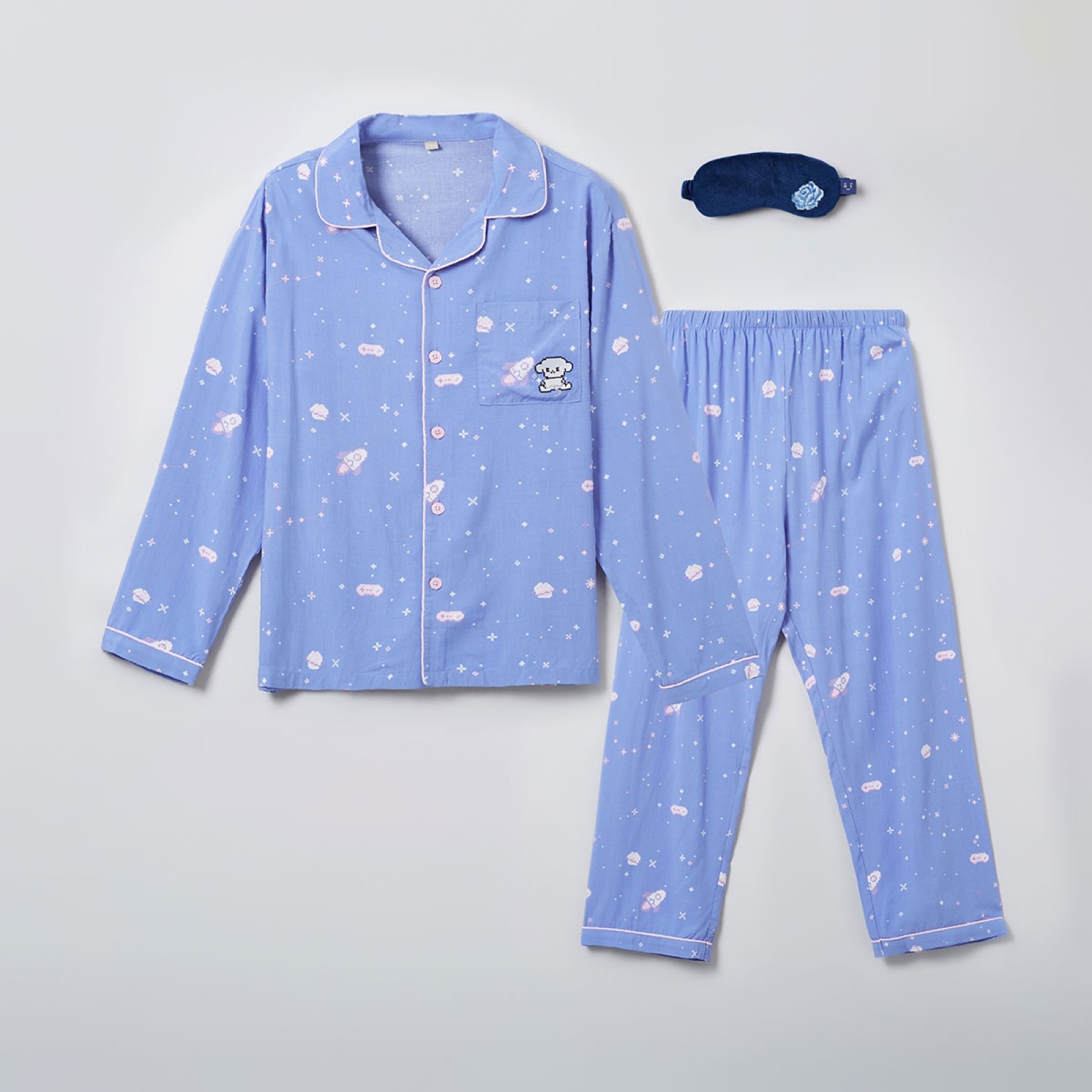 [1/30発売] ZEROBASEONE - 07 睡眠アイマスクセット 長袖 パジャマ キムギュビン (Virgo)