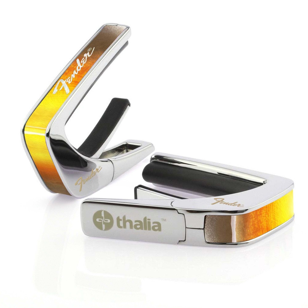Thalia Capos ギターカポ Fender コラボモデル クローム仕上げ TH-FENCC-07 Sunburst 生産終了モデル・廃盤 アメリカ製【並行輸入】
