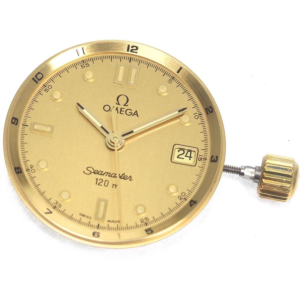 オメガ OMEGA シーマスター120 ムーブメント Cal.1424 クォーツ レディース 良品 _D-48【中古】