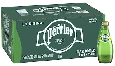 他サイト： Perrier(ペリエ) プレーン 炭酸水 瓶 330ml 「直輸入品] ×24本の商品画像