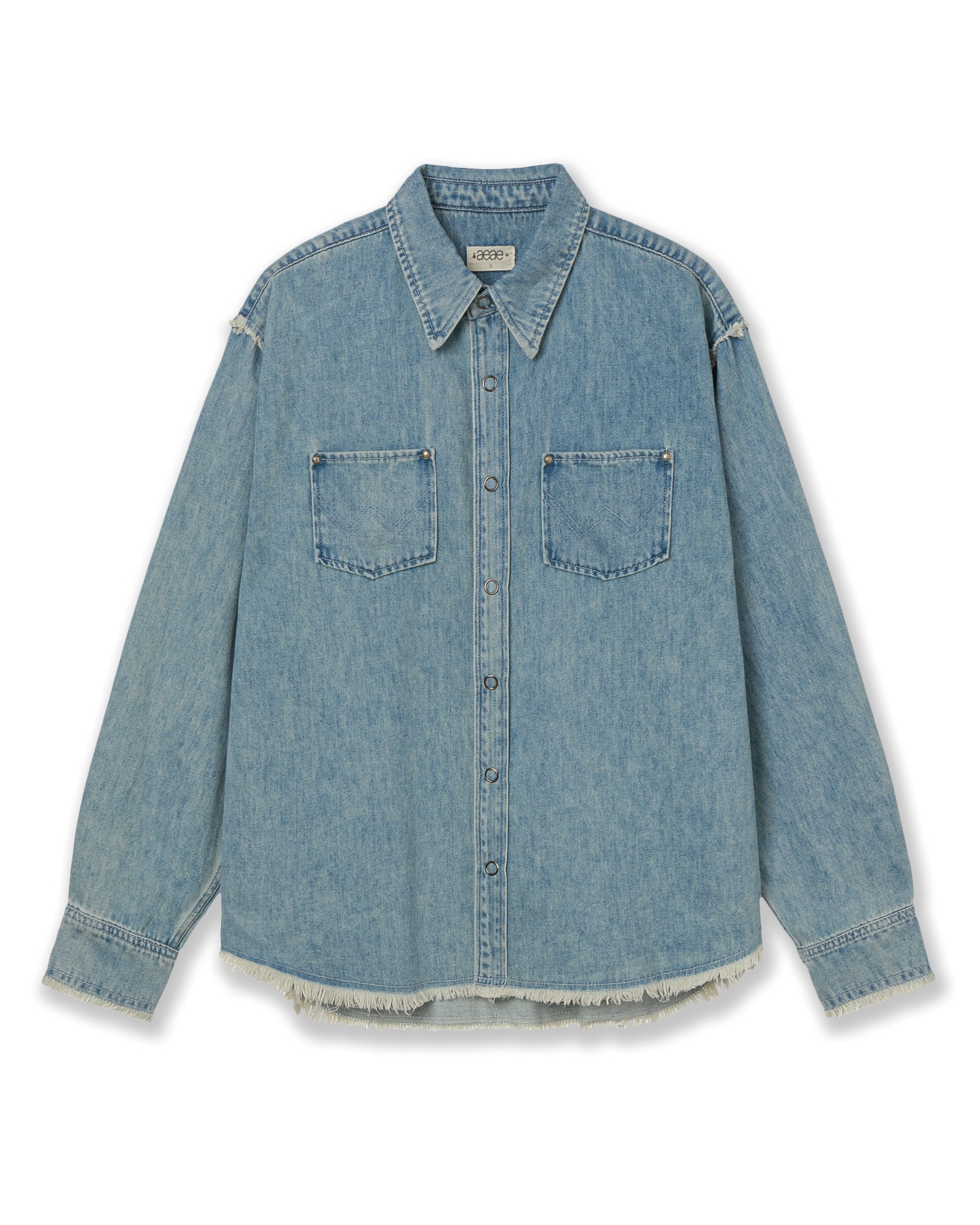 【aeae】 WESTERN DENIM SHIRTS : LIGHT BLUE