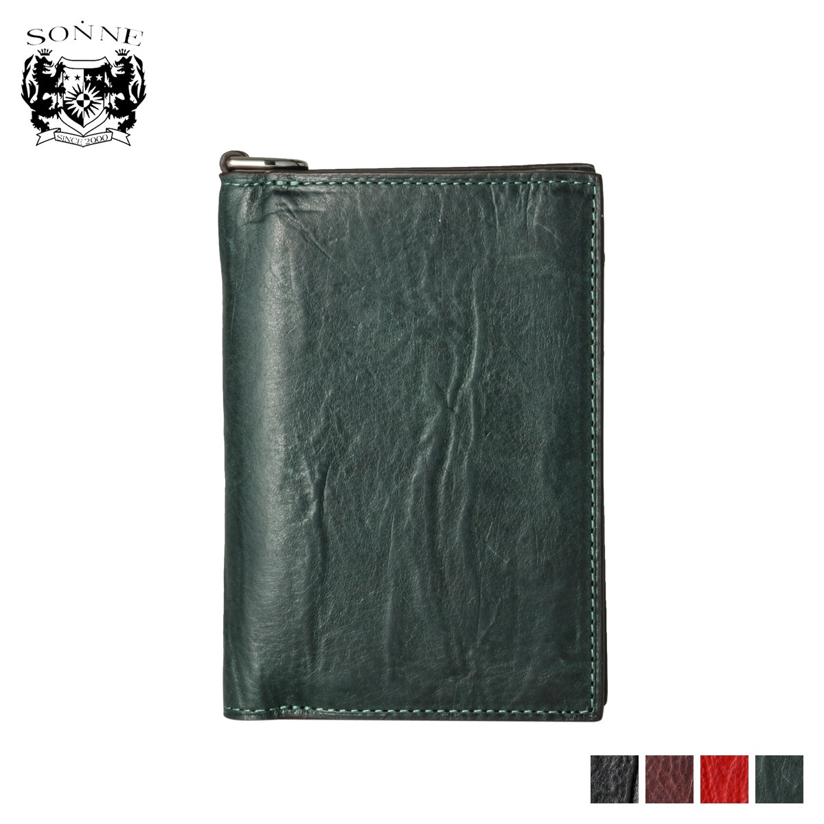 シロッコ 財布 二つ折り メンズ L字ファスナー SOD008B