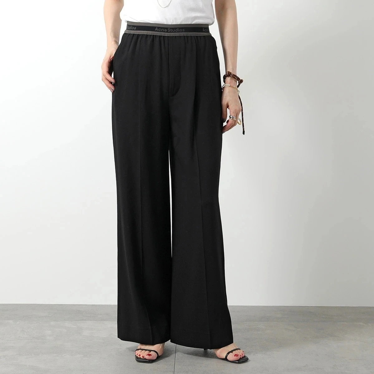 Acne Studios アクネストゥディオズ パンツ Logo tape trousers AK0826 FN-WN-TROU001265 レディース スラッ 【mega】