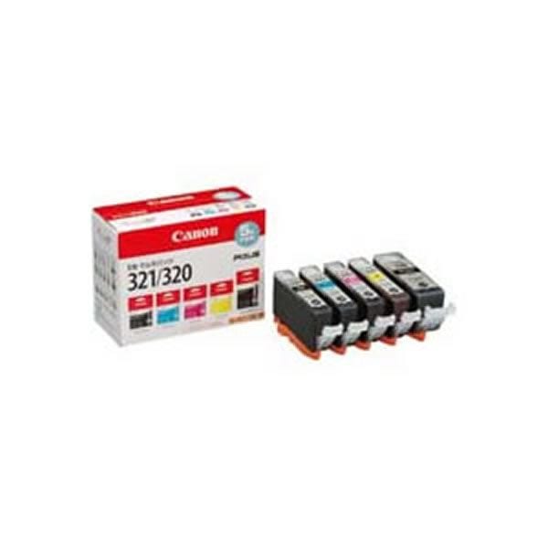 (純正品) Canon キャノン インクカートリッジ/トナーカートリッジ (BCI-321+320/5MP) 5色入り
