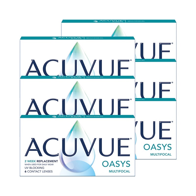 6枚入 [ 6箱 ] 遠近両用 2ウィーク アキュビュー オアシス マルチフォーカル 17,685円