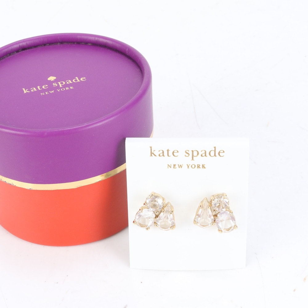 新品同様 ラインストーン ビジュー クリスタル ゴールド アクセサリー ピアス レディース EUE CP20-7 中古 5,880円