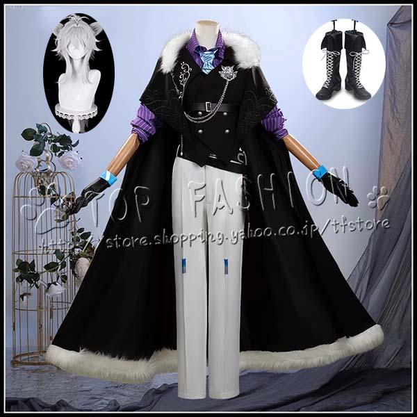 【品質良い 大好評中】明日方舟 Arknights アークナイツ 風 ラップランド Lappland 無序な謙卑 コスプレ衣装 ウィッグ 靴 cosplay コスチューム ハロウィン クリスマス