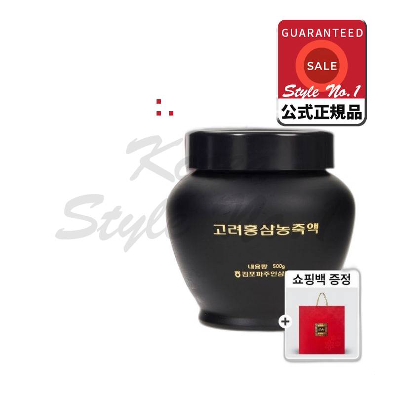 農協千年松山6年根高麗紅参農園原液500gギフトセット