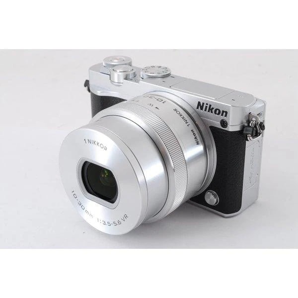 【中古】ニコン Nikon J5 シルバー レンズキット microSDカード付き