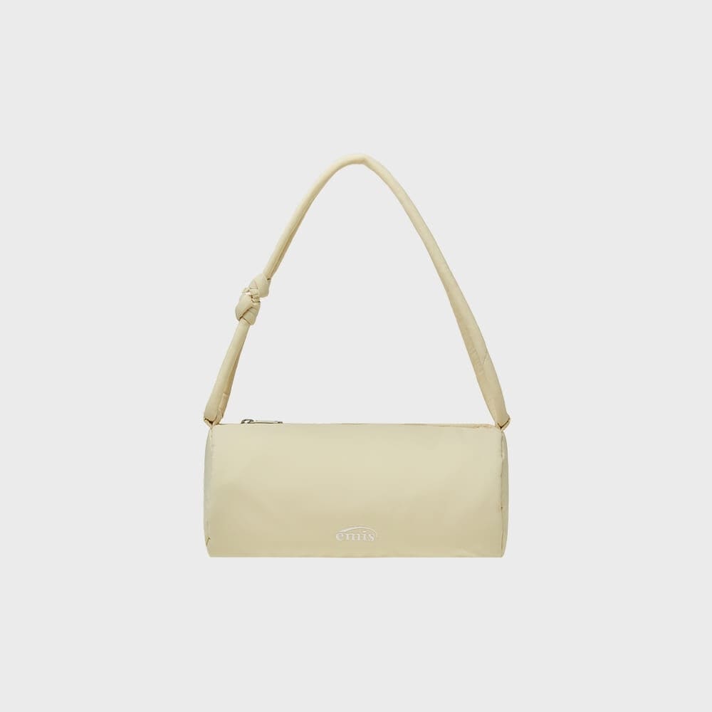 IMIS パファーバレルバッグ-ベージュ