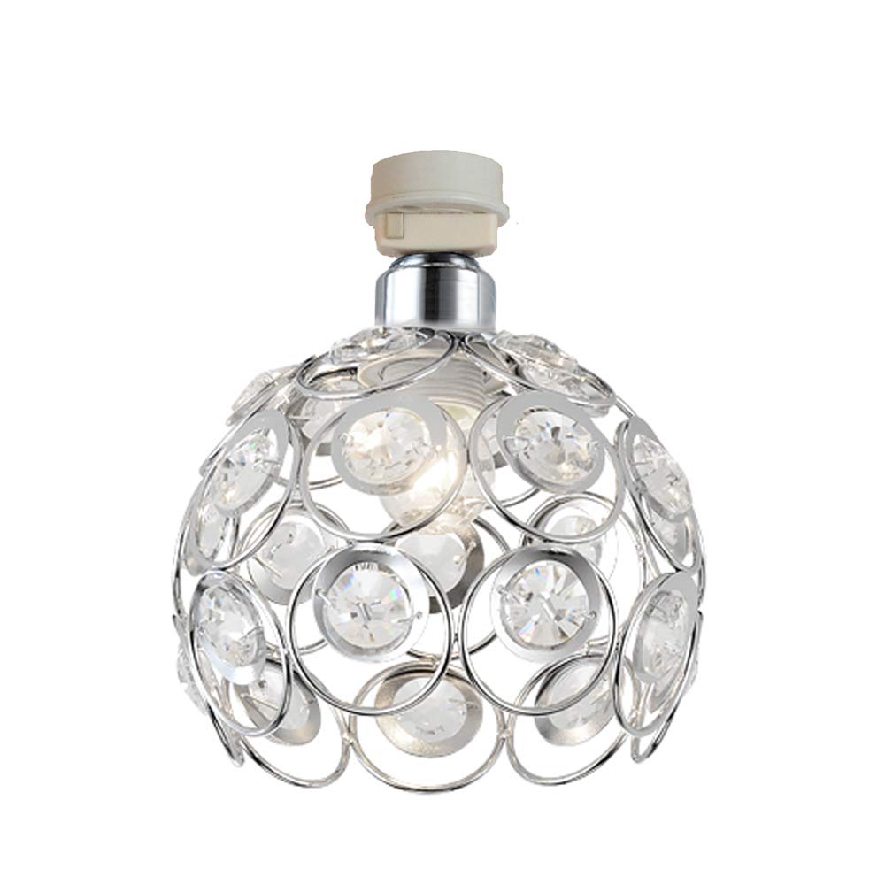 KIVEN ミニシーリングライト 小型シーリングライト 天井照明 トイレライト 北欧 テイスト おしゃれ かわいい 玄関 トイレ インテリア 照明器具 ライト 電気 引掛式 電球別売 クリスタル風