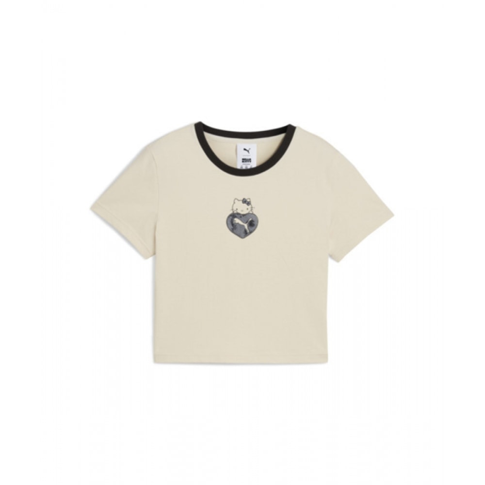 PUMA プーマ x ハローキティ グラフィック ベイビー ティ - アルパインスノー / 631613-87