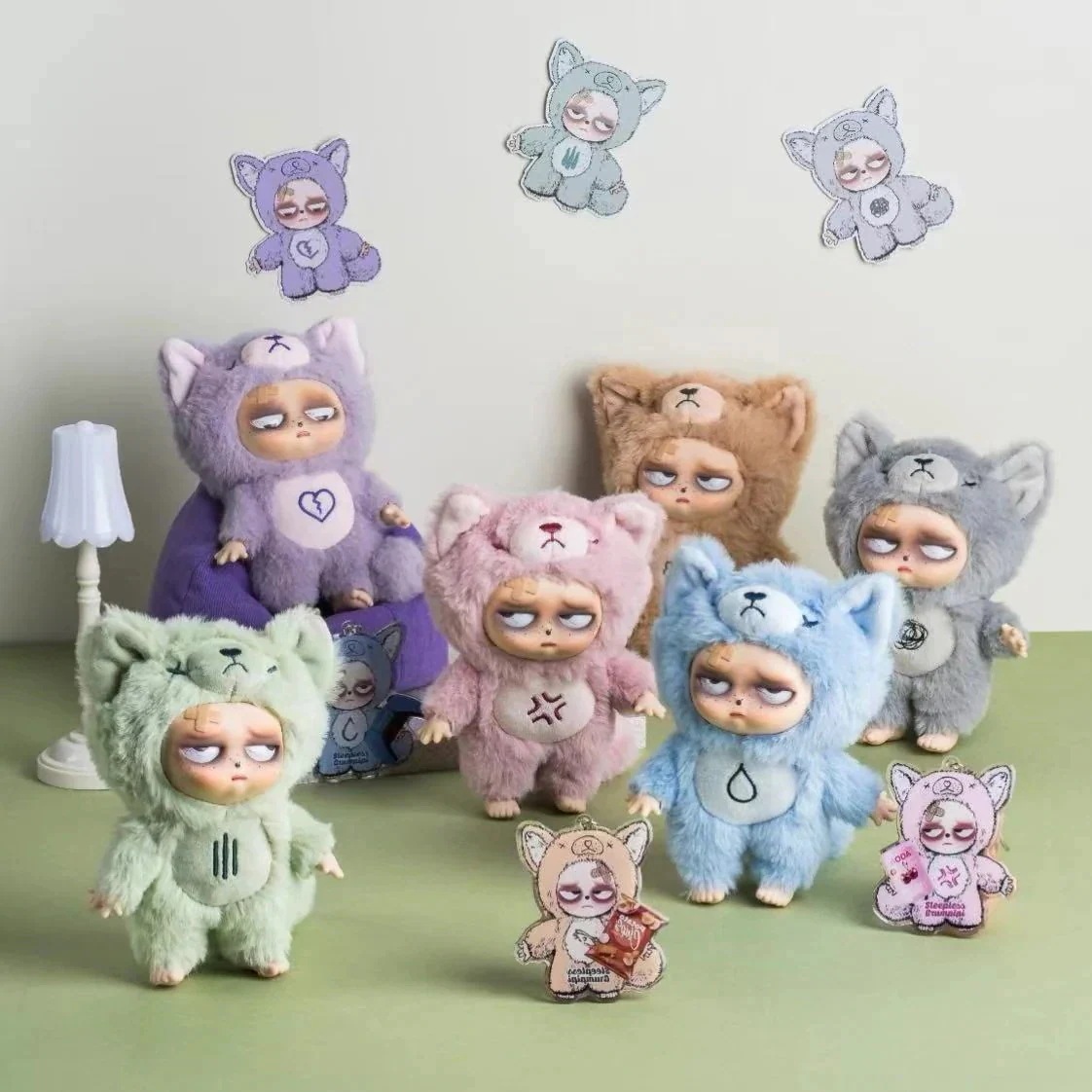 【公式正規品！3日出荷】Sleepless Grumpipi スリープレス・グランピピ かわいい ぬいぐるみ フィギュア ブラインドボックス おまけ グッス 人気 ギフト イン