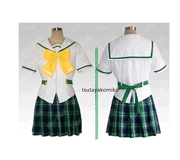 夜明け前のコスプレ衣装ラシリーナ女子高生夏服スタイル 靴ウィッグ別売り（靴とウィッグ追加可能）