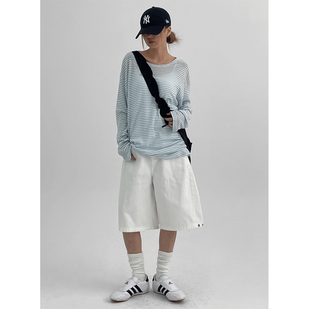 ブラックアップ レヌノ フォールディング バミューダ コットンパンツ