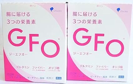 ［2個セット］GFO ピーチティー風味 10g×21本入り×２個