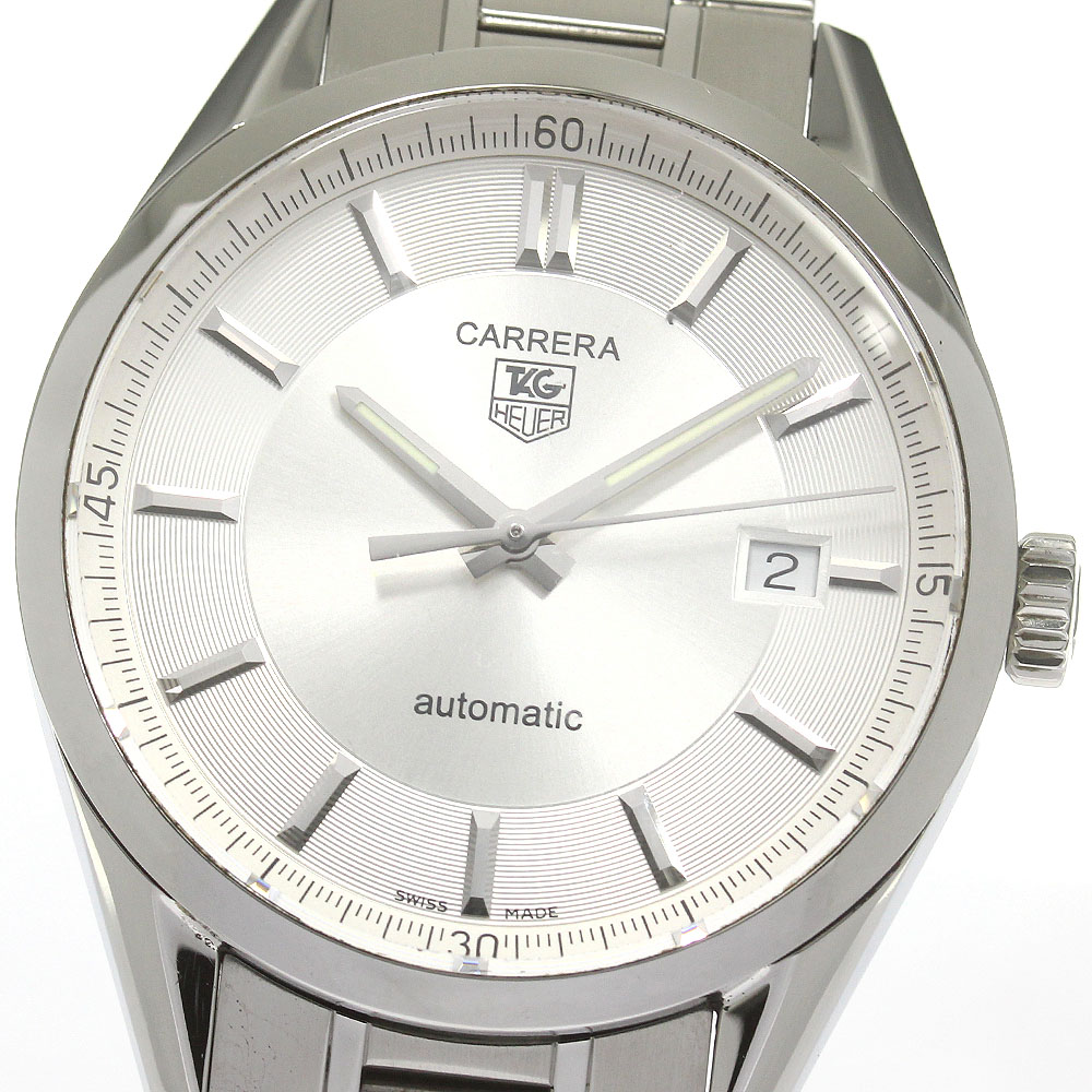 タグホイヤー TAG HEUER WV211A-3 カレラ キャリバー5 デイト 自動巻き メンズ 良品 _842333【中古】 102,685円