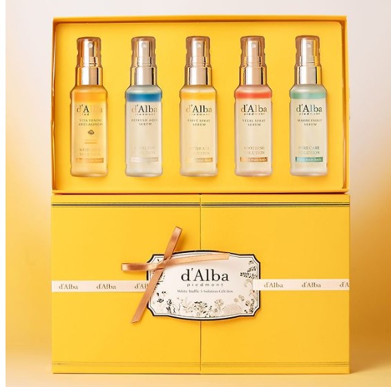 うるおい&鎮静&クーリング&ビタ&毛穴ホワイトトリュフ5ソリューション ギフトボックス (52ml*5ea)