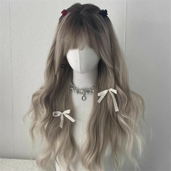 ウィッグ レディース フルウィッグ ロング 前髪あり 可愛い かわいい 大人用 コスプレ ロリータ ゴスロリ コスチューム 原宿風 仮装 超自然 かつら wig Lolita 小顔 文化祭 イベント