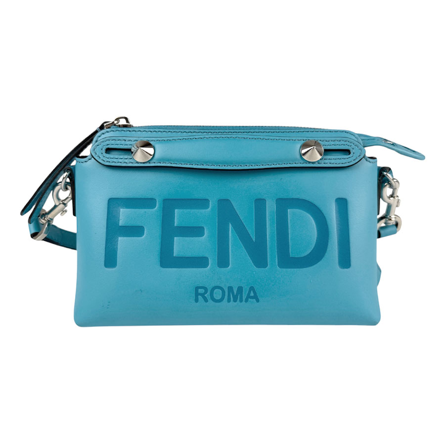 フェンディ FENDI ハンドバッグ ショルダーバッグ バイ ザ ウェイ ミニ レザー ブルー レディース 8BL145 AC9L z3872