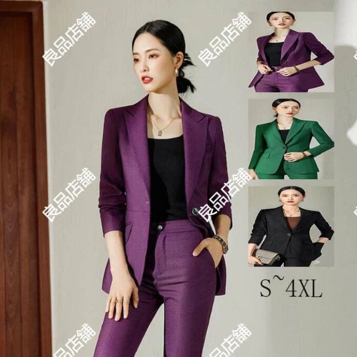 人気 新作 洗える スーツ レディース パンツスーツ スタイリッシュスーツ ジャケット+ ワイドパンツ リクルートスーツ 上下セット オシャレスーツ 2点セット スーツセット 無地 リクルートスーツ