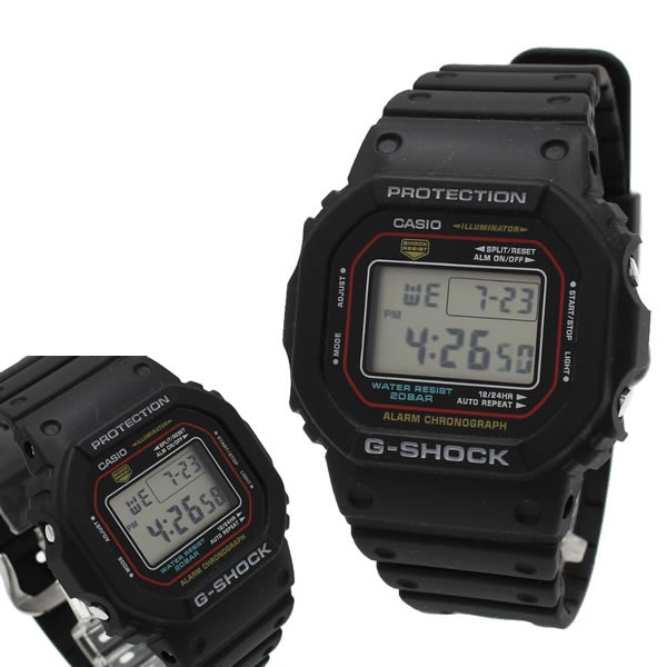 腕時計 DW-5600RL-1DR DIGITAL 腕時計 ブラック ウォッチ メンズ レディース ユニセックス