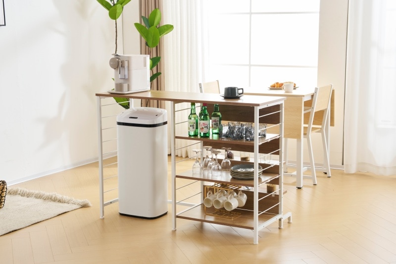 キッチンラック レンジ台 食器棚 キッチンカウンター レンジラック レンジ台 キッチンボード キッチンラック 幅120cm 食器棚 オープンラック 収納棚 収納ラック 一人暮らし シンプル おしゃれ