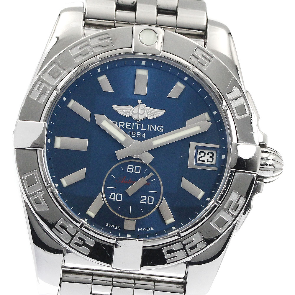 訳あり ブライトリング BREITLING A37330 ギャラクティック 36 スモールセコンド 自動巻き メンズ 保証書付き_886783【中古】