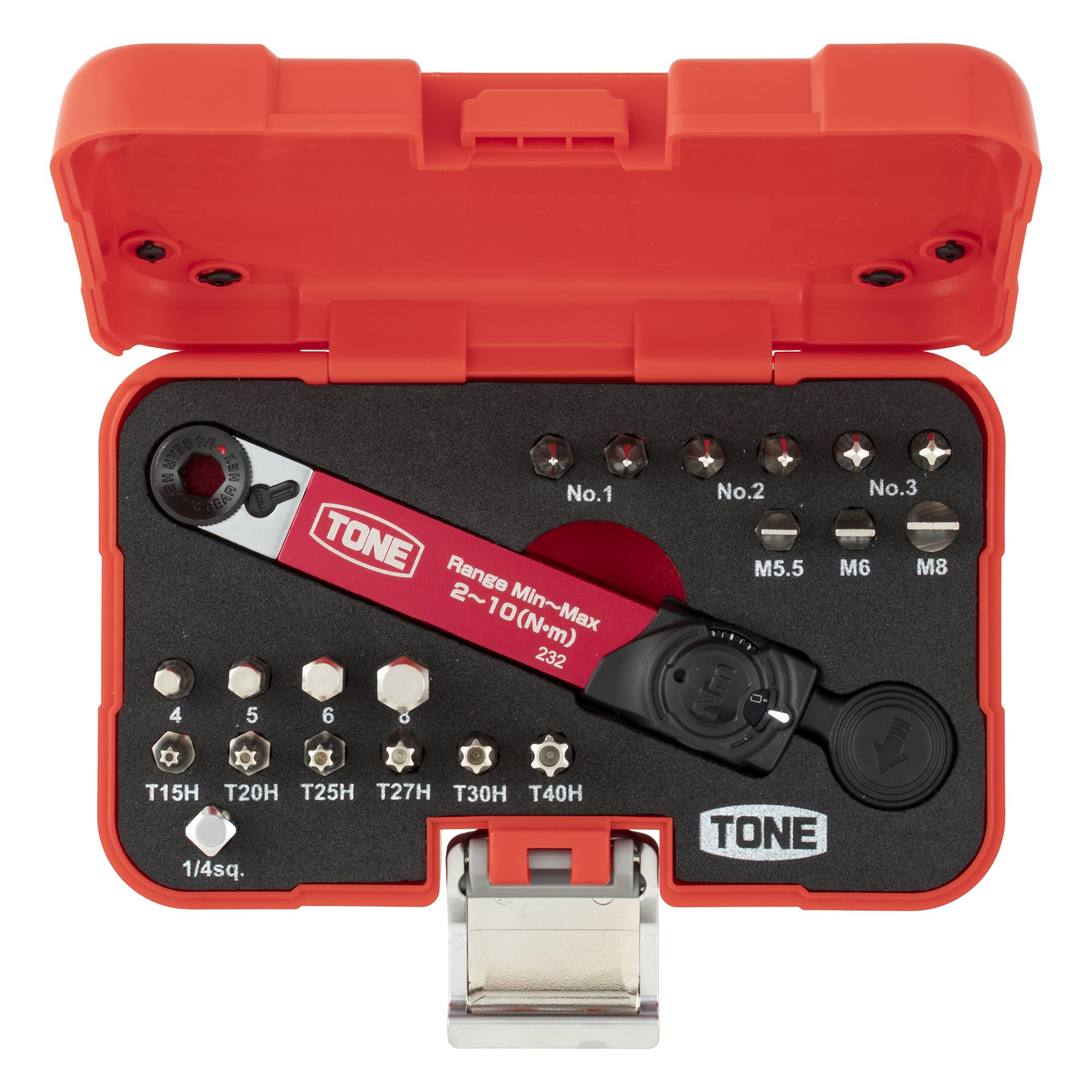 トルクビットラチェットセット TBS20 ビット差込 10N・m 内容21点