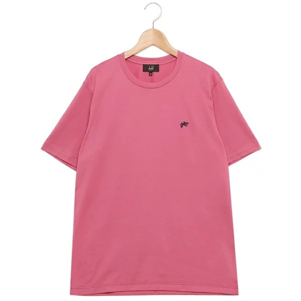 ダンヒル Tシャツ Mサイズ ピンク メンズ KKW319LO 【正規品】 GI TーSHIRT 売れ筋新商品 DUNHILL