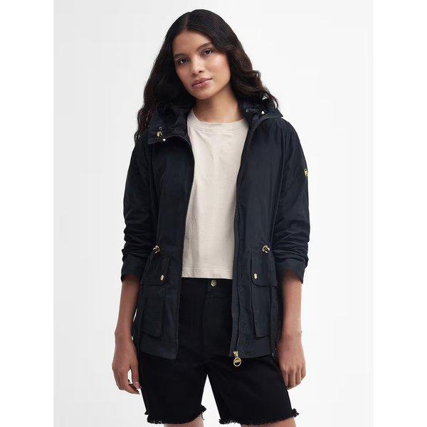 [] 女性 ブラック B.Intl Walker シャワープルーフ ジャケット(URJU6E321BK)