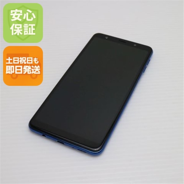 超美品 SIMフリー Galaxy A7 ブルー スマホ 85
