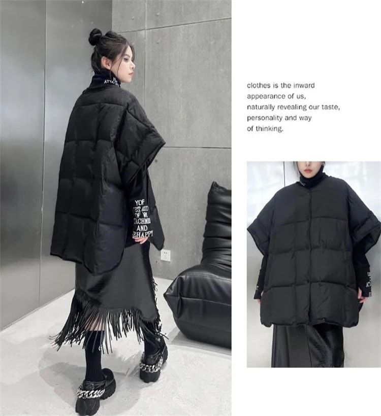 早い者勝ち タンクトップ ゆったりする 暖かく コウモリベスト コート 2026秋冬 カジュアル 綿服 スリム シンプル
