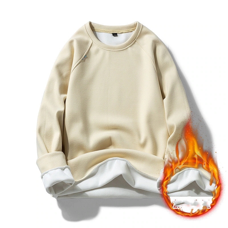 パーカー プルオーバー メンズ 裏ボア 裏起毛 長袖 シャツ クルーネック 秋服 重ね着 インナー